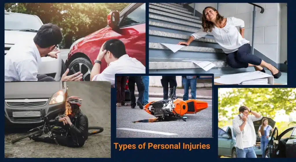 common types of personal injuries