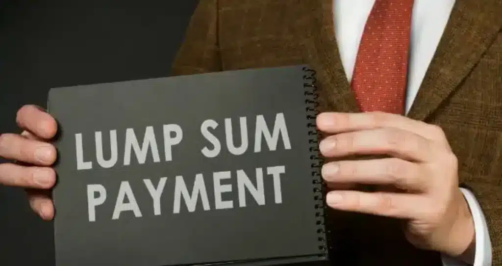 lump sum payments