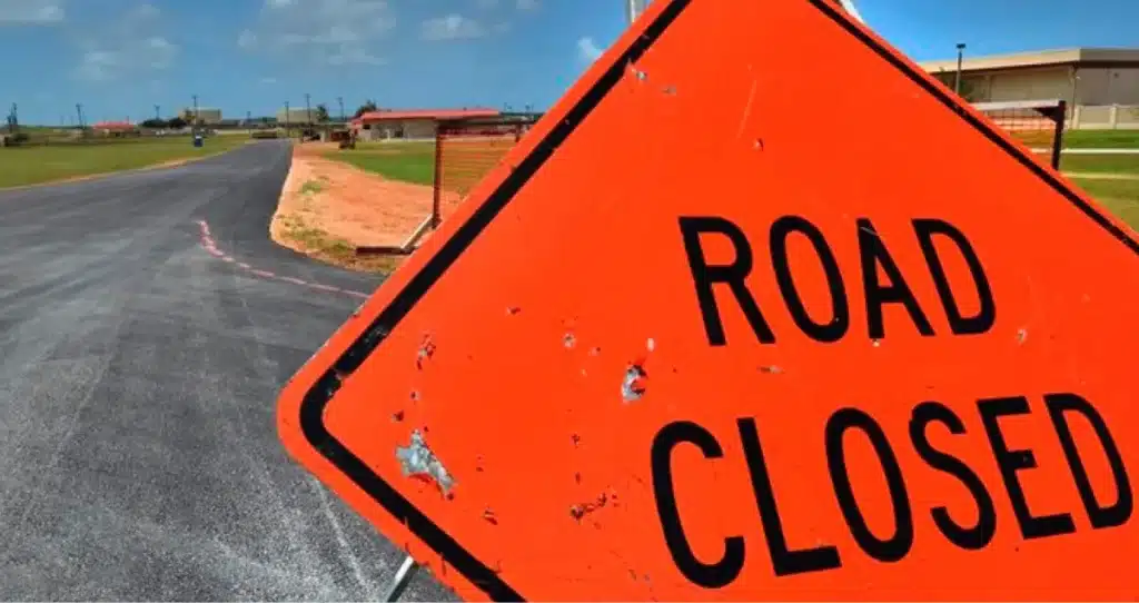 road hazards and conditions