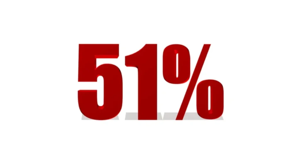 the 51% bar rule